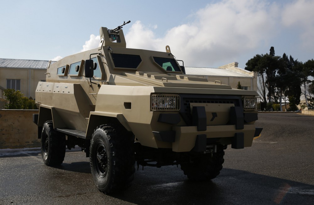 azerbaijan unveils first national armored fighting vehicle armored fighting vehicle